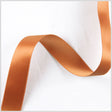 2.5" Pumpkin Double Face French Satin Ribbon