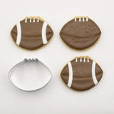 Ann Clark Football with laces Cookie Cutter 3 1/2"