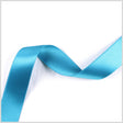 2.5" Turquoise Double Face French Satin Ribbon