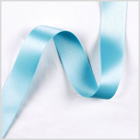 2.5" Bluebird Double Face French Satin Ribbon