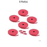 Red $1.00 Single Roll Tickets Bulk 12000 Pc.