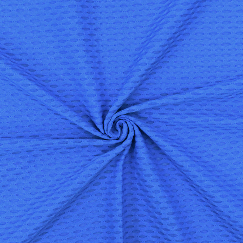 1 Yard Digital Blue 3D Mesh Stretch Yoga Activewear Fabric For Blouses And Dancewear 56 Inches Width