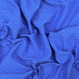 1 Yard Digital Blue 3D Mesh Stretch Yoga Activewear Fabric For Blouses And Dancewear 56 Inches Width