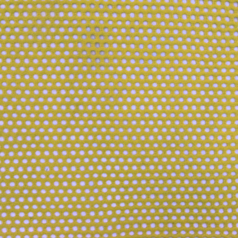 1 Yard Chartreuse Yellow Mesh Stretch Yoga Activewear Knit Fabric For Dancewear And Blouses 50 Inches Width