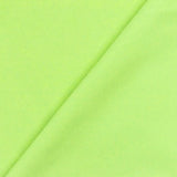 1 Yard Lime Yellow Solid Stretch Tricot Yoga Swimwear Knit Fabric For Swimwear And Activewear 54 Inches Width