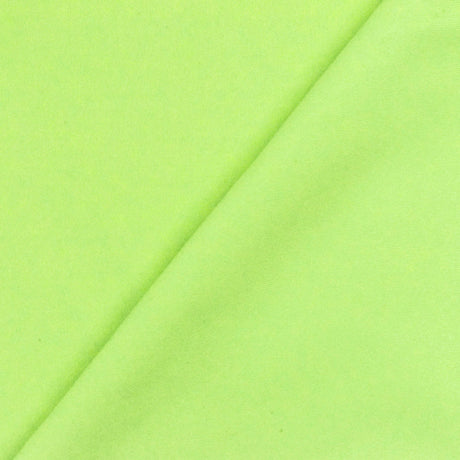 1 Yard Lime Yellow Solid Stretch Tricot Yoga Swimwear Knit Fabric For Swimwear And Activewear 54 Inches Width