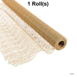 Gold Glitter Fabric Roll 30" x 30 ft.