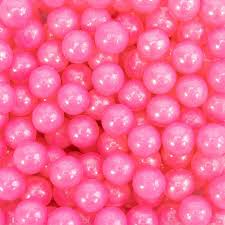 Krazy Sprinkles Pink Pearl 8mm Sprinkle Beads by Bakell