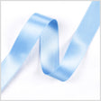 2.5" Blue Double Face French Satin Ribbon