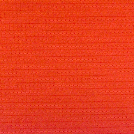1 Yard Fire Orange Stripe Texture Stretch Jersey Knit Fabric For Blouses And Dancewear 51 Inches Width