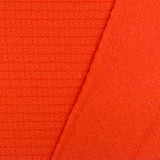 1 Yard Fire Orange Stripe Texture Stretch Jersey Knit Fabric For Blouses And Dancewear 51 Inches Width