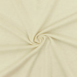 1 Yard Cream Ivory Solid Stretch 1x1 Rib Knit Fabric For Blouses And Activewear 62 Inches Width