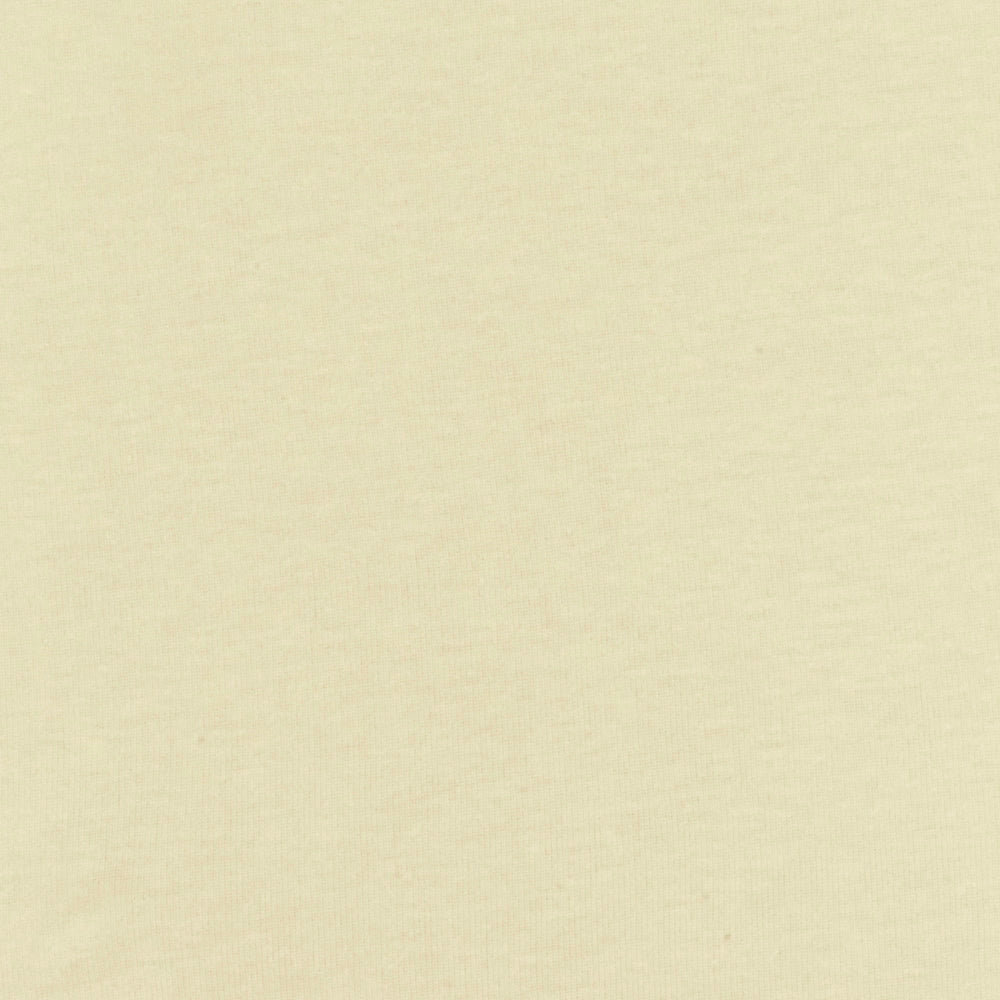 1 Yard Cream Ivory Solid Stretch 1x1 Rib Knit Fabric For Blouses And Activewear 62 Inches Width