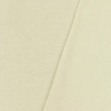 1 Yard Cream Ivory Solid Stretch 1x1 Rib Knit Fabric For Blouses And Activewear 62 Inches Width