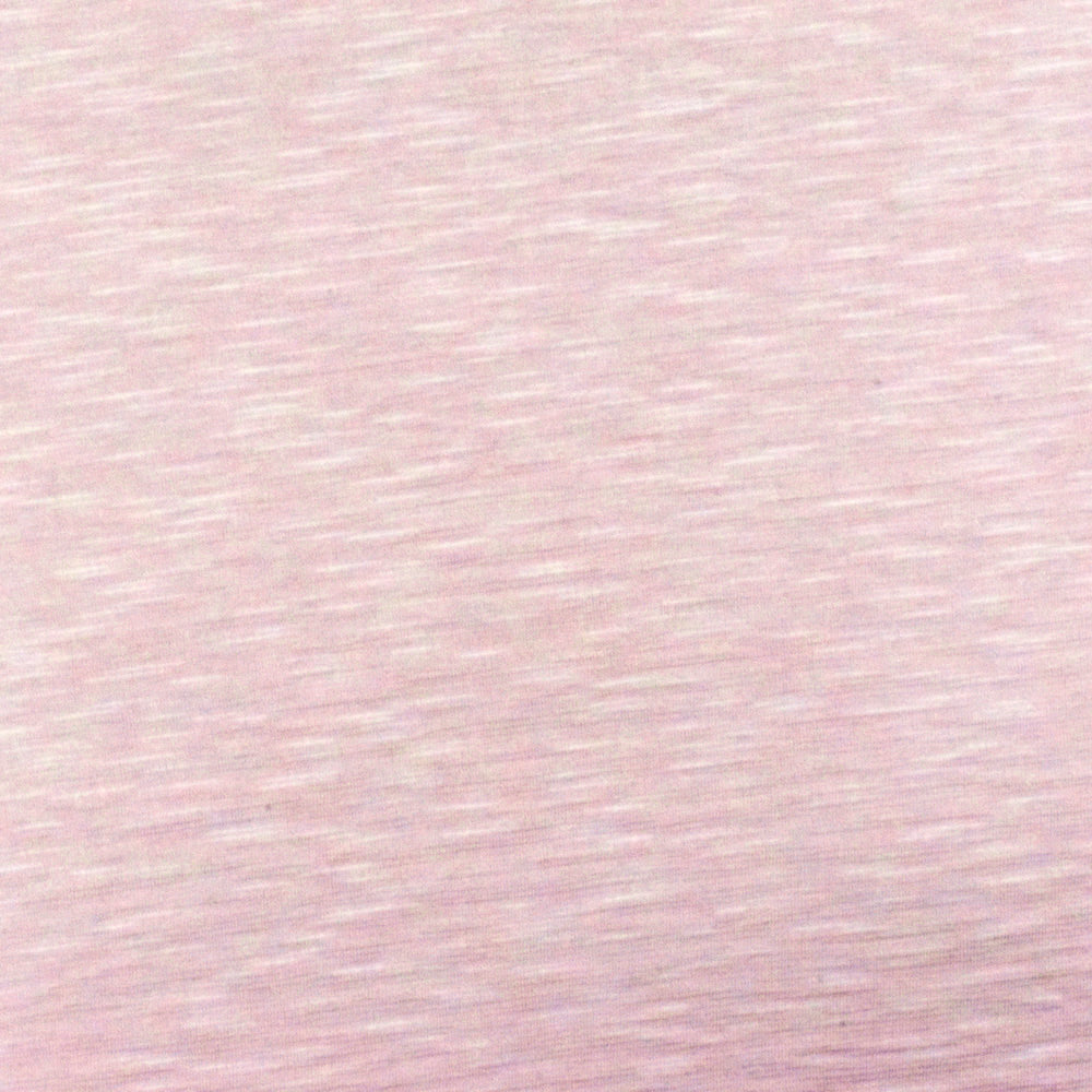 1 Yard Baby Pink White Crinkle Stripe Stretch Polyester Slub Jersey Knit Fabric For Blouses And Dancewear 60 Inches Width