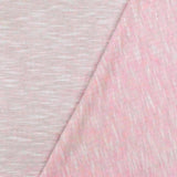 1 Yard Baby Pink White Crinkle Stripe Stretch Polyester Slub Jersey Knit Fabric For Blouses And Dancewear 60 Inches Width