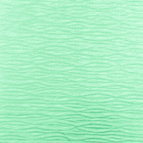 1 Yard Fresh Mint Crinkle Stretch Plisse Polyspan Jersey Knit Fabric For Blouses And Dancewear 60 Inches Width