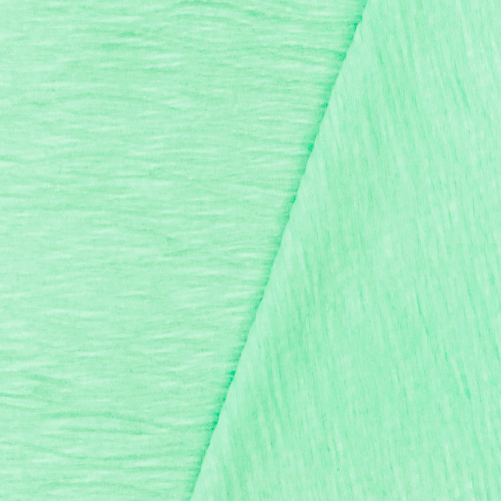 1 Yard Fresh Mint Crinkle Stretch Plisse Polyspan Jersey Knit Fabric For Blouses And Dancewear 60 Inches Width
