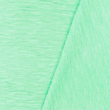 1 Yard Fresh Mint Crinkle Stretch Plisse Polyspan Jersey Knit Fabric For Blouses And Dancewear 60 Inches Width