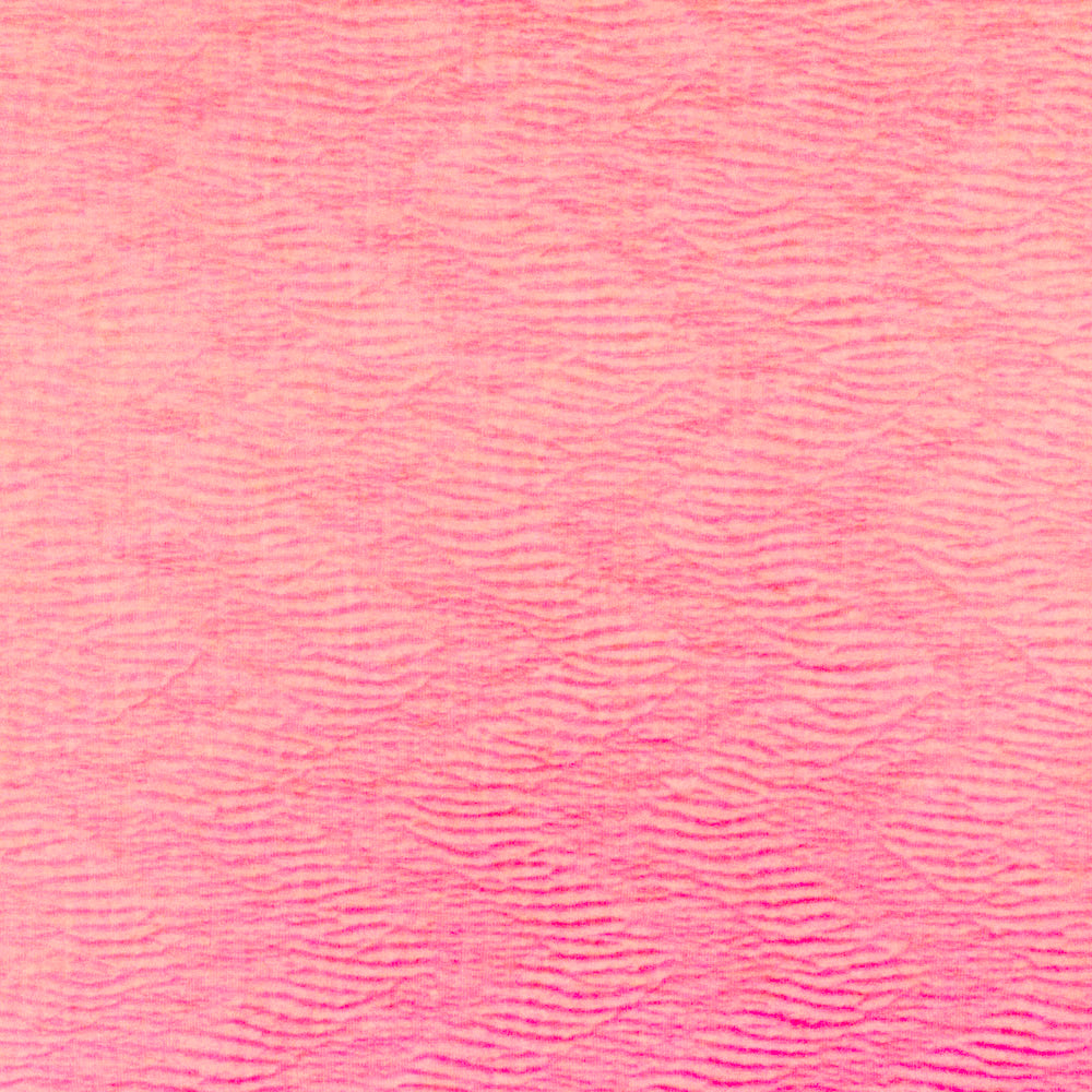 1 Yard Neon Pink Crinkle Stretch Plisse Polyspan Jersey Knit Fabric For Blouses And Dancewear 59 Inches Width