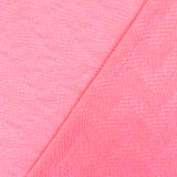 1 Yard Neon Pink Crinkle Stretch Plisse Polyspan Jersey Knit Fabric For Blouses And Dancewear 59 Inches Width