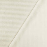 1 Yard Air Ivory Striped Texture Stretch Polyester Double Knit Fabric For Blouses And Overlays 57 Inches Width