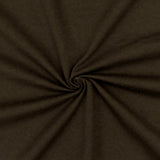 1 Yard Dark Choco Brown Solid Stretch Cotton Jersey Knit Fabric For Basic Tees And Blouses 63 Inches Width