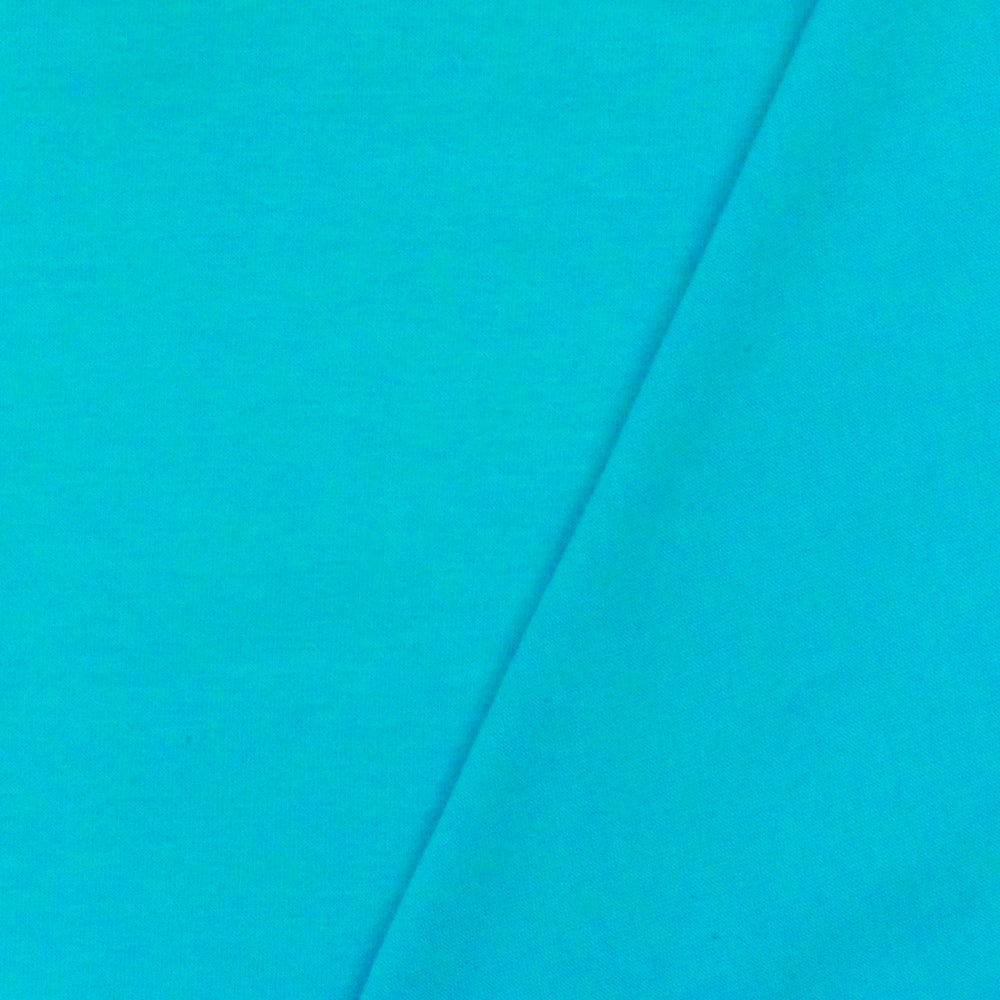 1 Yard Scuba Blue Solid Stretch Cotton Jersey Knit Fabric For Basic Tees And Activewear 62 Inches Width