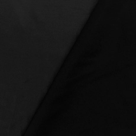 1 Yard Glamour Black Satin-Like Stretch Jersey Knit Fabric For Activewear And Blouses 58 Inches Width
