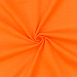 1 Yard Strong Orange Stretch Cotton Jersey Knit Fabric Soft Matte Finish 63 Inch Width