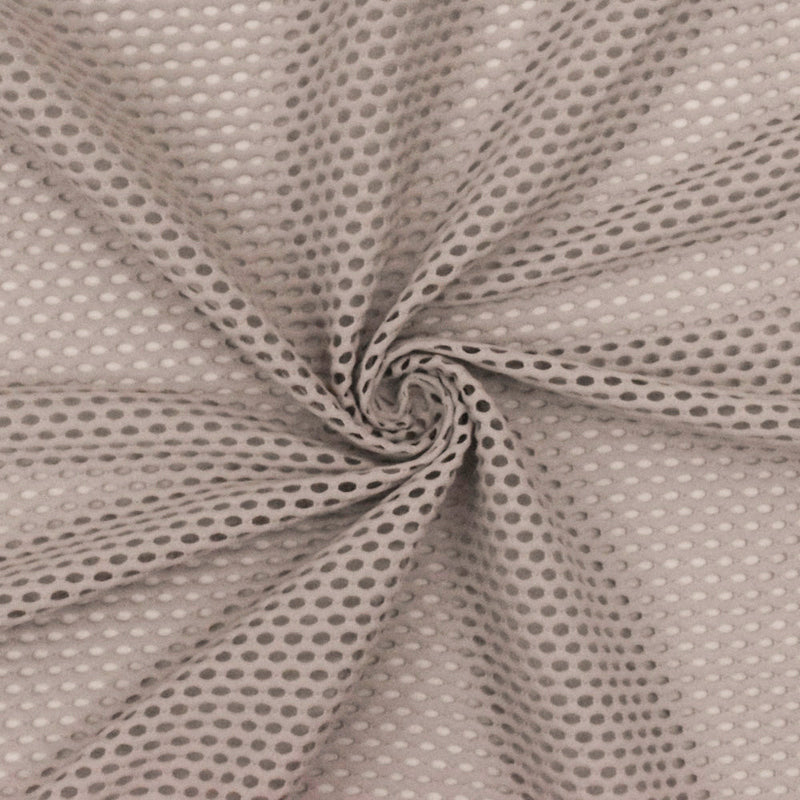 1 Yard Muted Beige Mesh Stretch Yoga Activewear Knit Fabric Four Way 52 Inch Width