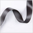 2.5" Charcoal Double Face French Satin Ribbon
