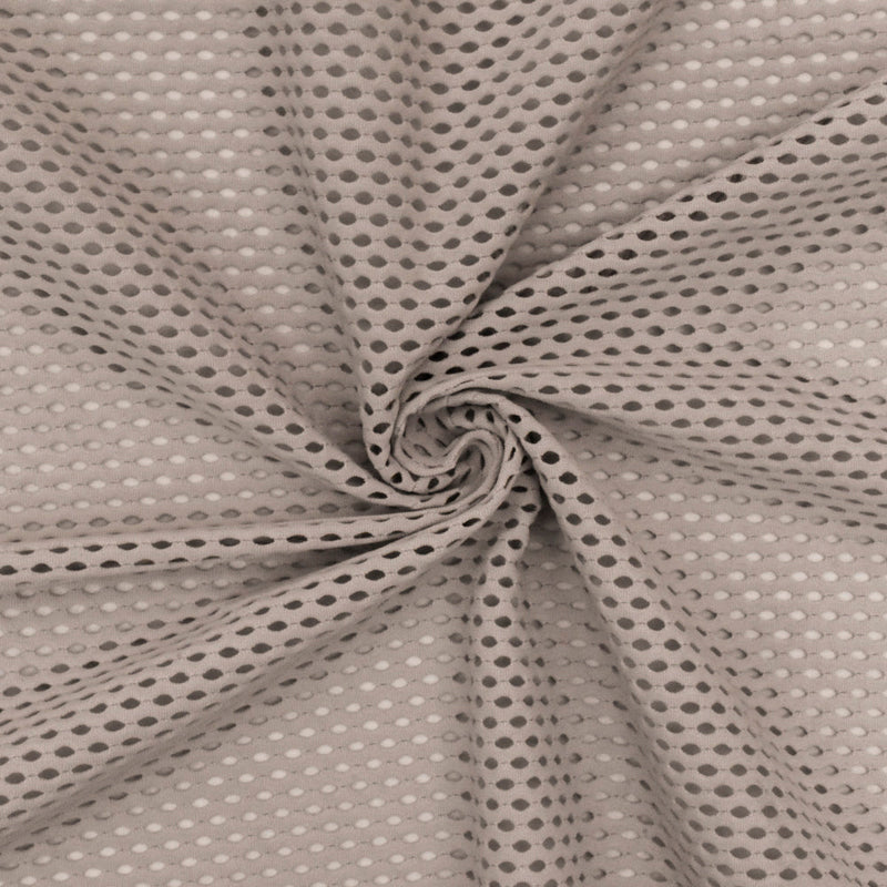 1 Yard Clay Beige Mesh Stretch Yoga Activewear Knit Fabric 50 Inches Wide