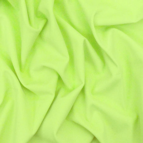 1 Yard Lime Green Solid Stretch Tricot Swimwear Fabric 55 Inches Wide