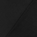 1 Yard Jet Black Diamond Quilt Stretch Polyester Knit Fabric 62 Inches Wide