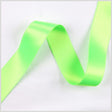 Neon Green Double Face French Satin Ribbon - 2.5"