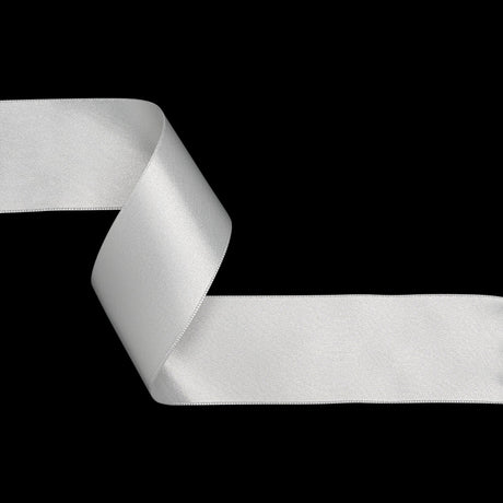 1.5" Off-White Double Face French Satin Ribbon