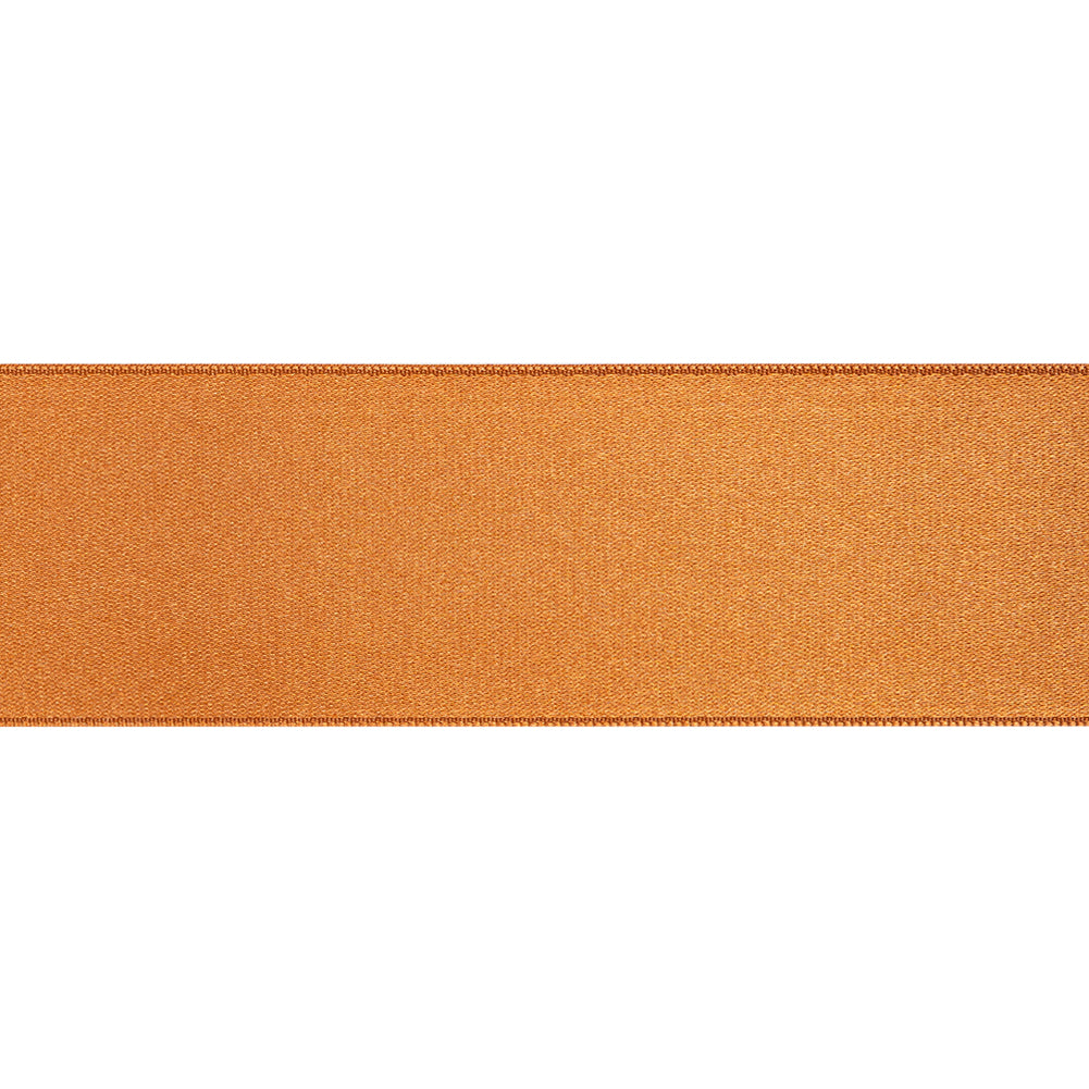 1.5" Pumpkin Double Face French Satin Ribbon