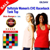 Gildan® Softstyle Women’s CVC Racerback Tank Top