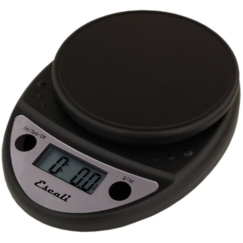Escali Black Primo Digital Scale 11 lb/ 5 kg