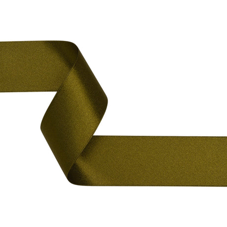 1.5" Sage Double Face French Satin Ribbon