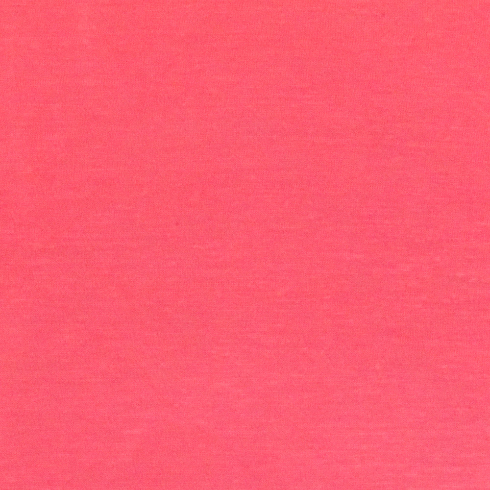 1 Yard Girly Pink Slub Stretch Rayon Jersey Knit Fabric Soft Matte 68 Inches Width