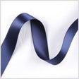 1.5" Deep Navy Double Face French Satin Ribbon