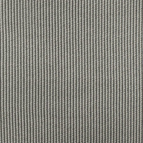 1 Yard Light Gray & Gray Stripe Textured Wool Cotton Double Knit Stretch Fabric 60 Inches Width