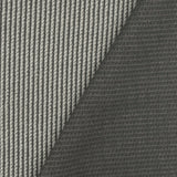 1 Yard Light Gray & Gray Stripe Textured Wool Cotton Double Knit Stretch Fabric 60 Inches Width