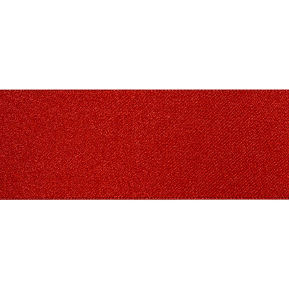 1.5" Garnet Double Face French Satin Ribbon