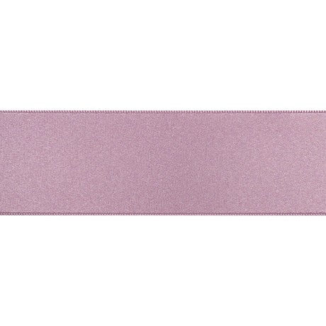 1.5" Mauve Double Face French Satin Ribbon