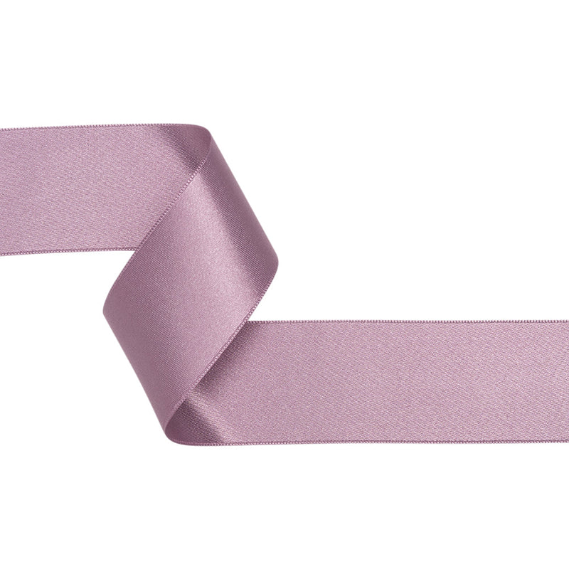 1.5" Mauve Double Face French Satin Ribbon