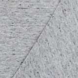 1 Yard Gray & Black Spots Slubbed Jersey Textured Stretch Knit for Apparel & Dancewear, 60" Wide