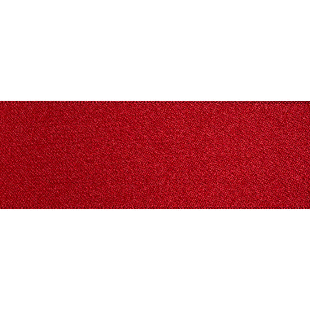 1.5" Wine Double Face French Satin Ribbon